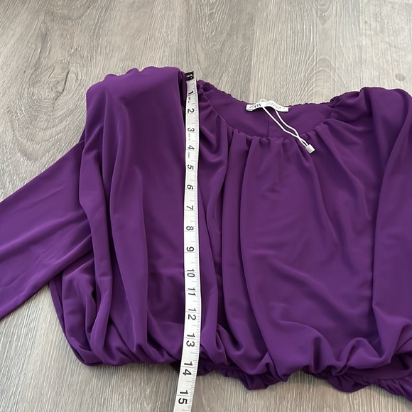 Zara crop top 💜. Size S - Picture 5 of 9